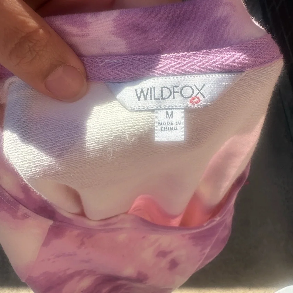 NWT Wildfox Lavender Tie-Dye Star Lounge Shorts Set  PM7